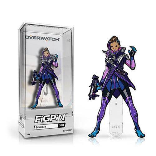 FiGPiN Overwatch Sombra Enamel Pin – Collectible for Gamers 14+