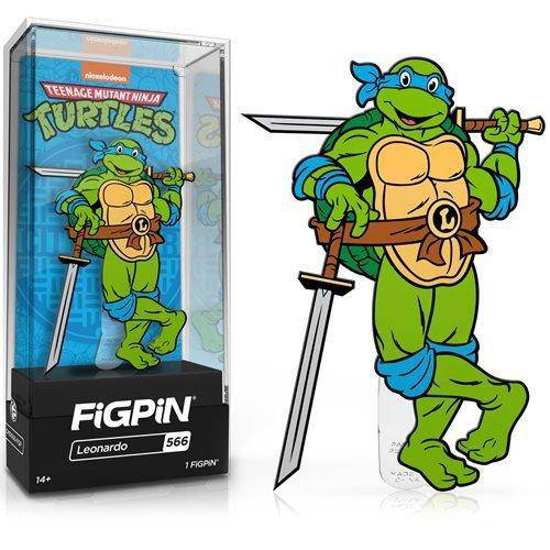 FiGPiN Teenage Mutant Ninja Turtles Leonardo Enamel Pin – Collectible Display Pin for Fans