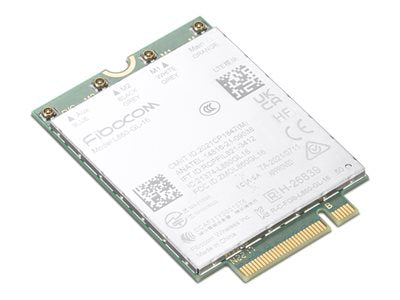 Fibocom L860-GL-16 - Wireless cellular modem - 4G LTE - M.2 Card - for ThinkPad L13 Yoga Gen 4; L14 Gen 4; L15 Gen 4; P1 Gen 4XC1M72794
