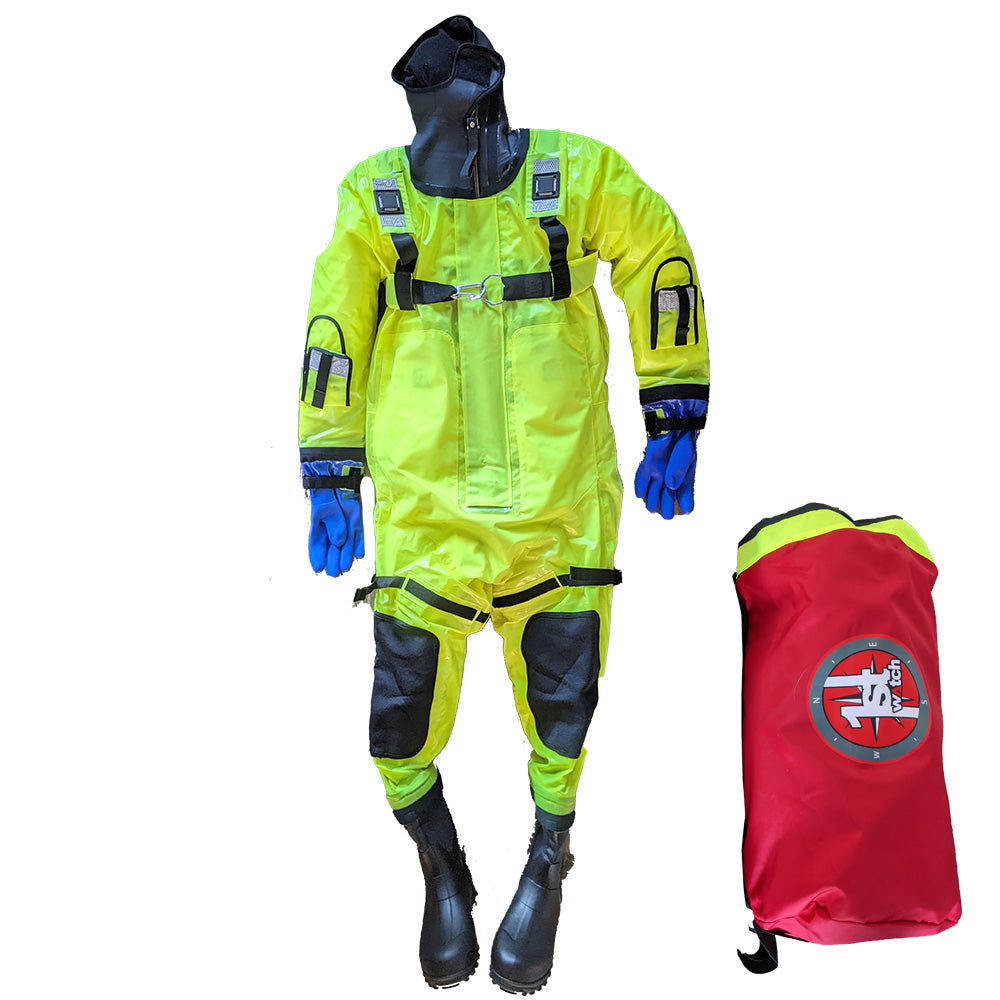 First Watch RS-1005 Ice Rescue Suit - Hi-Vis Yellow - S/M (Built to Fit
