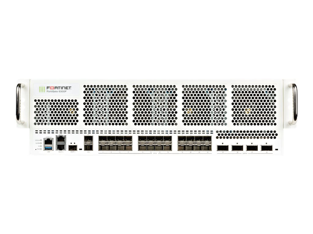 Fortinet FortiGate 6300F-DC - Security appliance - with 1 year FortiCare Premium Support + 1 year FortiGuard Enterprise