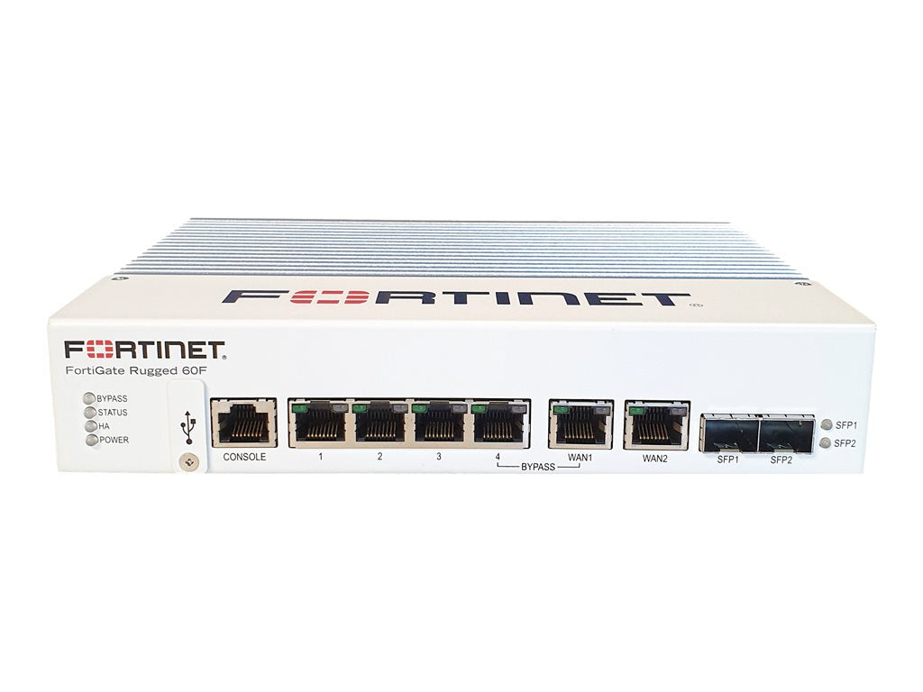 Fortinet FortiGate Rugged 60F-3G4G - Security appliance - with 3 years FortiCare Premium Support + 3 years FortiGuard