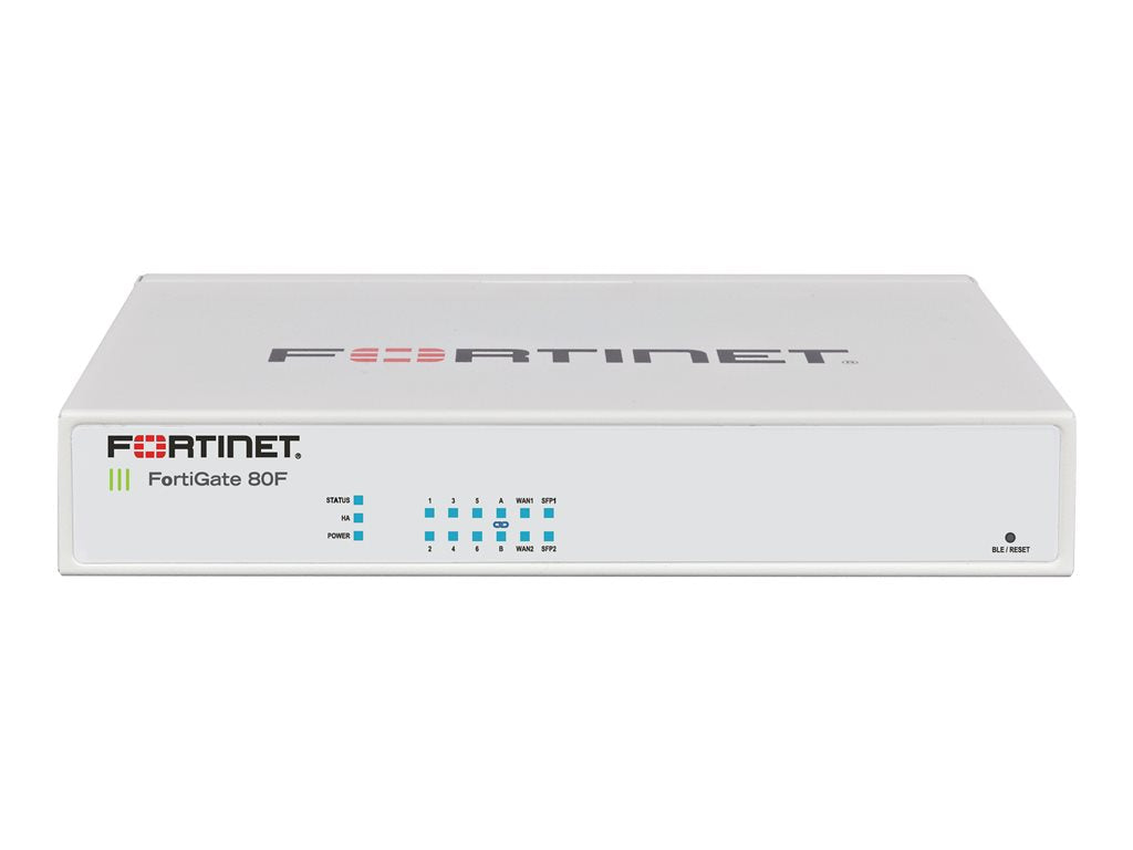 Fortinet FortiWiFi 80F-2R - Security appliance - with 1 year 24x7 FortiCare Support + 1 year FortiGuard Unified Threat
