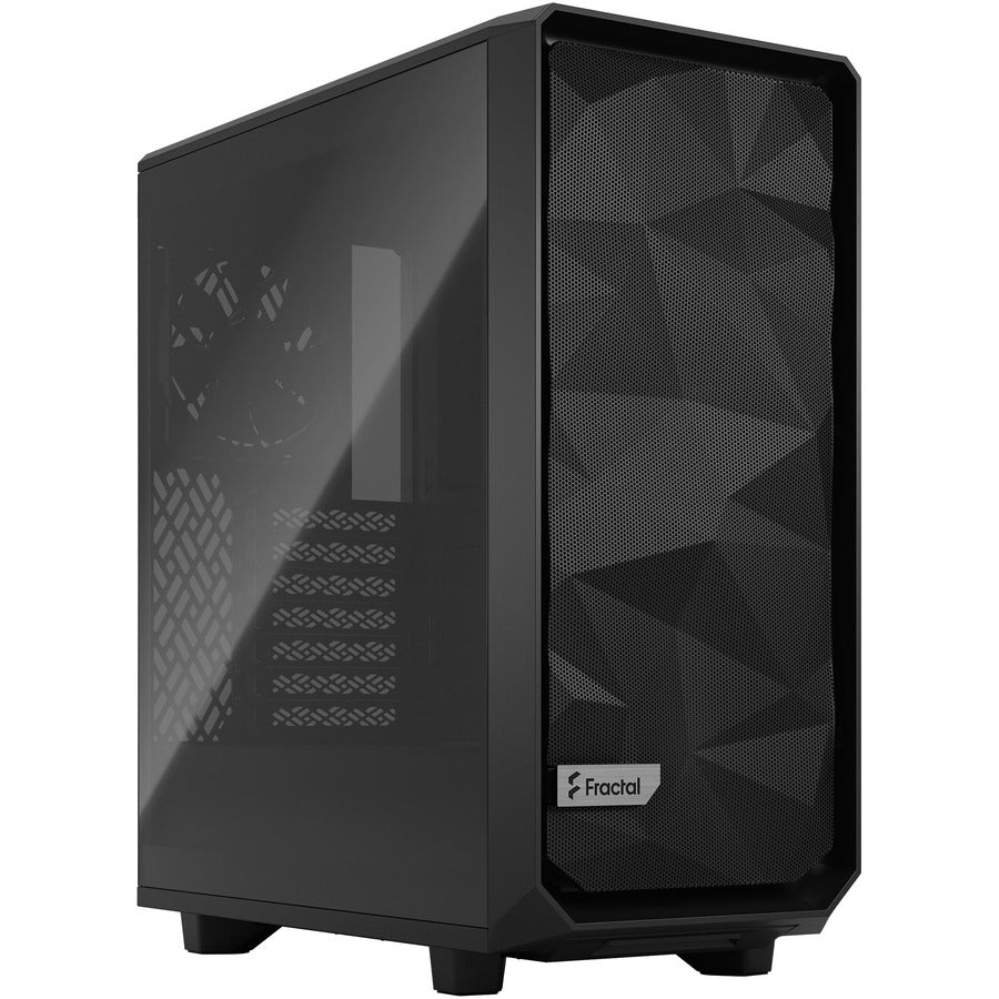 Fractal Design Fd-C-Mes2C-03 Meshify 2 Compact Black Light Tempered Glass Tint Atx Mid Tower Computer Case (Black)