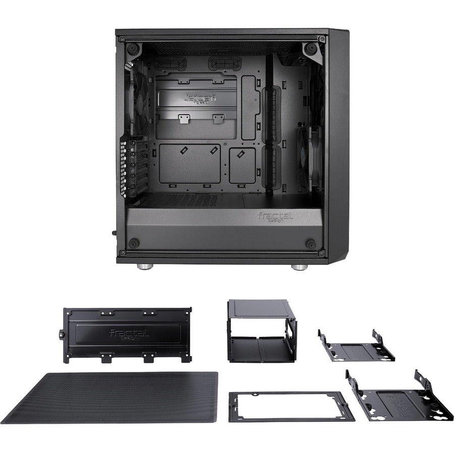 Fractal Design Meshify C Mini Dark Tg No Power Supply Microatx Case