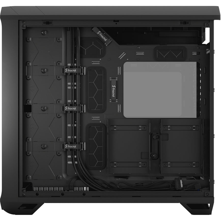 Fractal Design Torrent Black E-Atx Tempered Glass Window High-Airflow Mid Tower Computer Case - Fd-C-Tor1A-01 (Black)