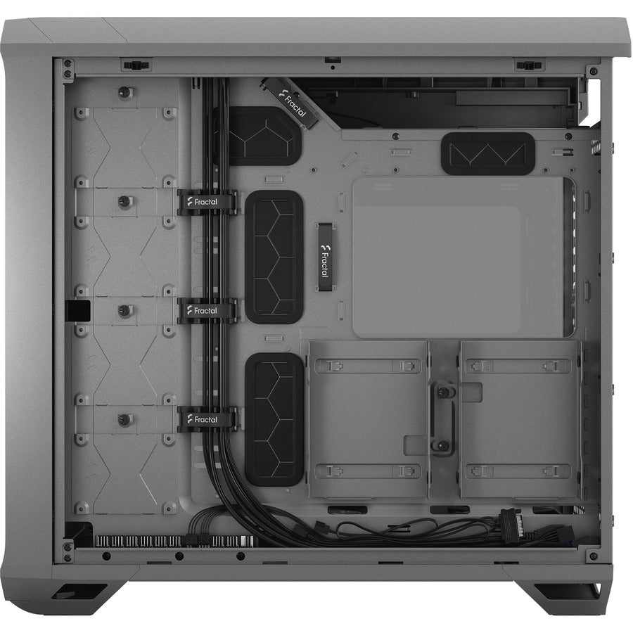 Fractal Design Torrent Gray E-Atx Tempered Glass Window High-Airflow Mid Tower Computer Case - Fd-C-Tor1A-02 (Gray)