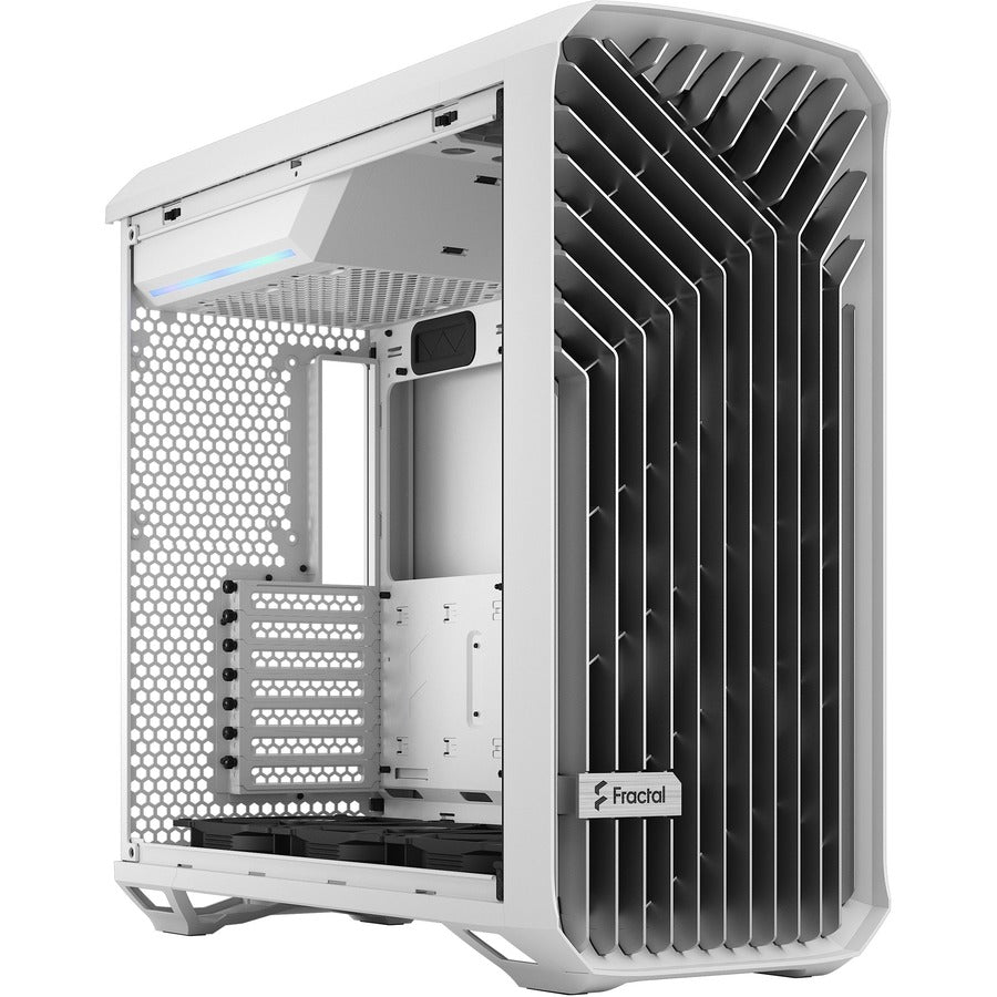 Fractal Design Torrent White E-Atx Tempered Glass Window High-Airflow Mid Tower Computer Case - Fd-C-Tor1A-03 (White)