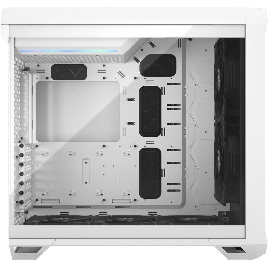 Fractal Design Torrent White E-Atx Tempered Glass Window High-Airflow Mid Tower Computer Case - Fd-C-Tor1A-03 (White)
