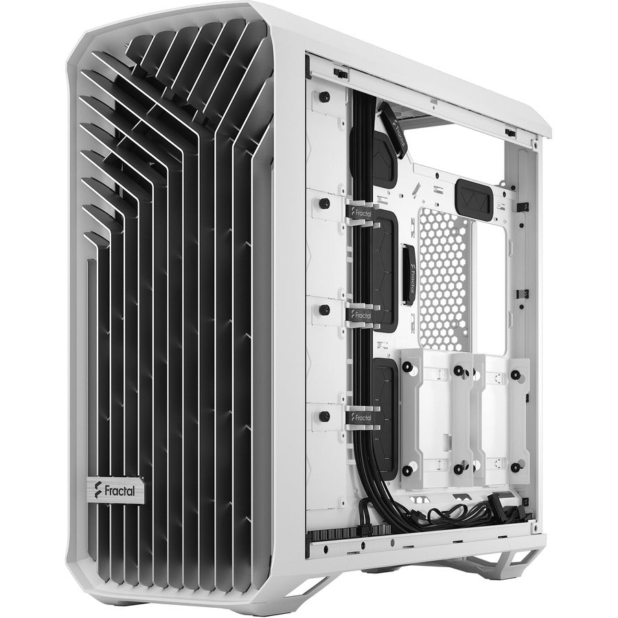 Fractal Design Torrent White E-Atx Tempered Glass Window High-Airflow Mid Tower Computer Case - Fd-C-Tor1A-03 (White)