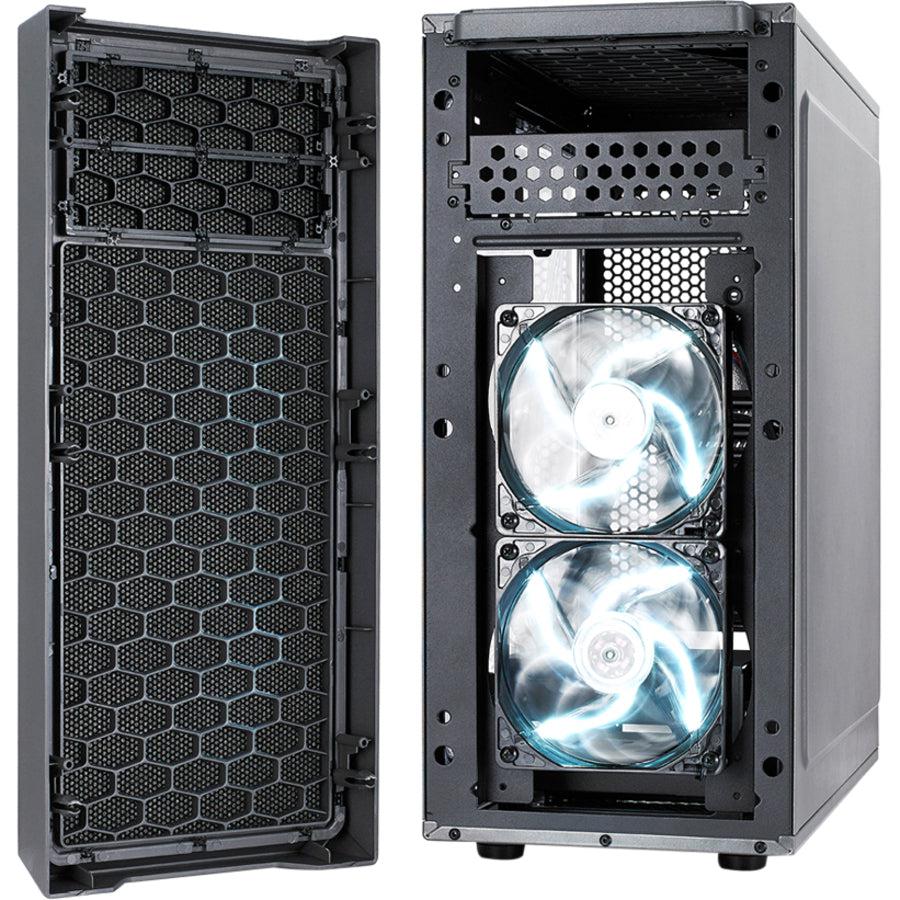 Fractal Focus G No Power Supply Atx Mid Tower W/ Window (Gunmetal Gray)