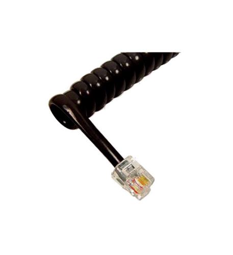 GCHA444025-FBK / 25' BLACK Handset Cord 2500BK