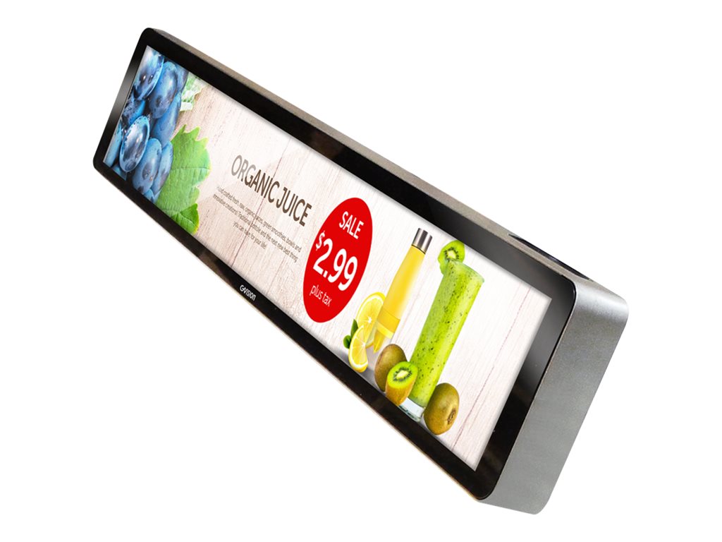 GVision Smart Shelf Display - 16.3 Diagonal Class S Series LED-backlit LCD display - commercial use 1366 x 200"