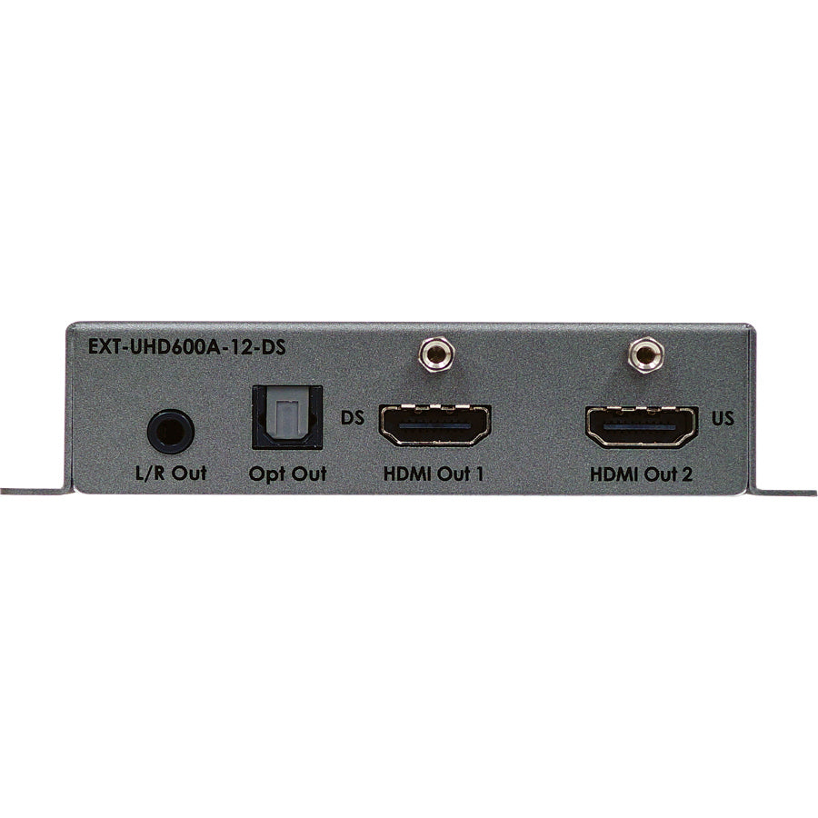 Gefen 4K Ultra HD 600 MHz 1:2 Scaler w/ EDID Detective and Audio De-Embedder EXT-UHD600A-12-DS
