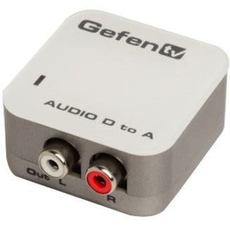 Gefen GTV-DIGAUD-2-AAUD Digital to Analog Audio Adapter - 1 x Toslink Digital Audio