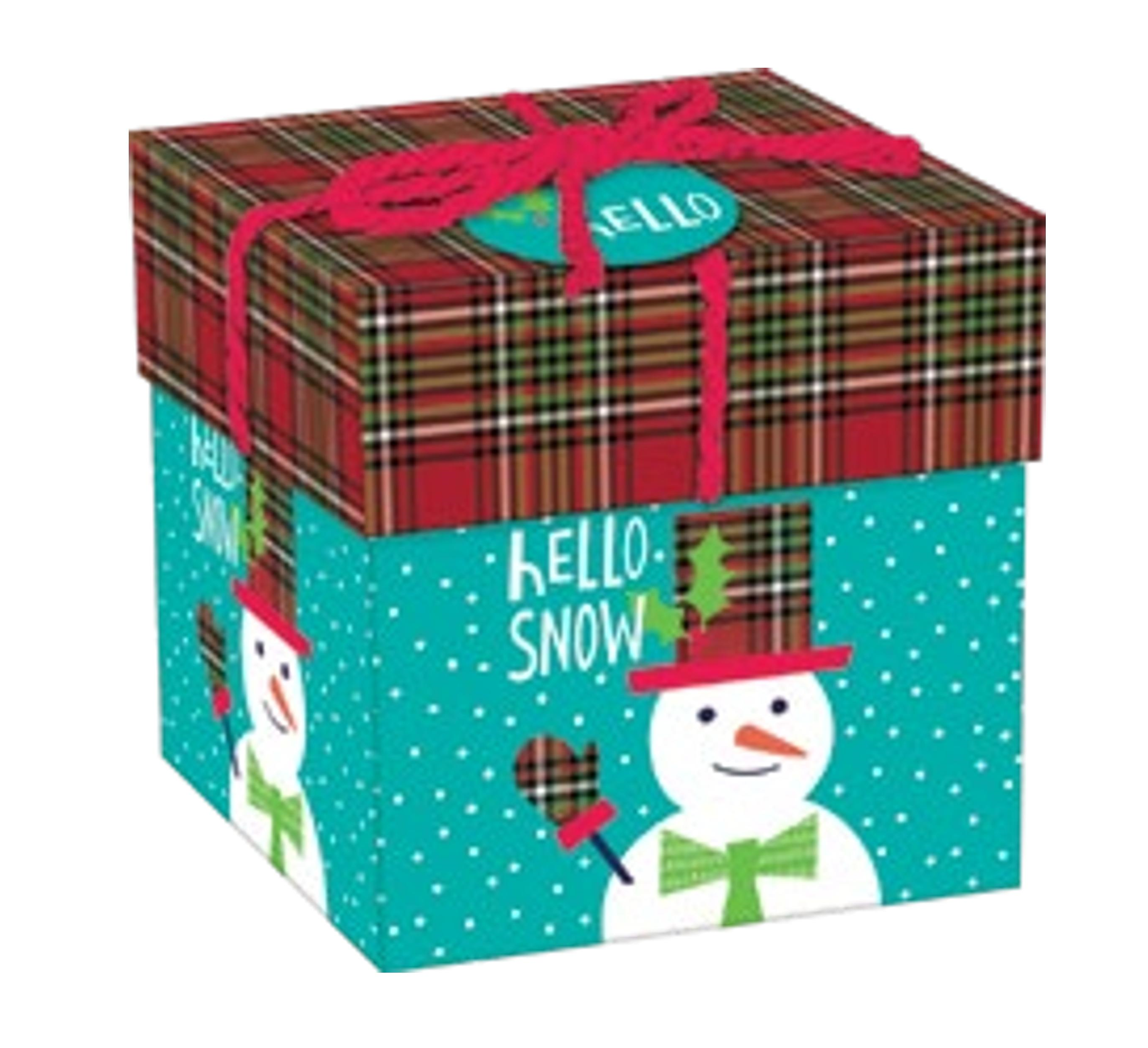Gift Box Cube for Gift Cards - 3" x 3" - Joy Present Stack
