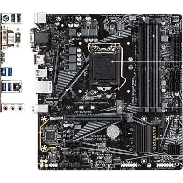 Gigabyte B460M Ds3H Lga 1200 Intel B460 Micro-Atx Motherboard With M.2, Sata 6Gb/S, Usb 3.2 Gen 1