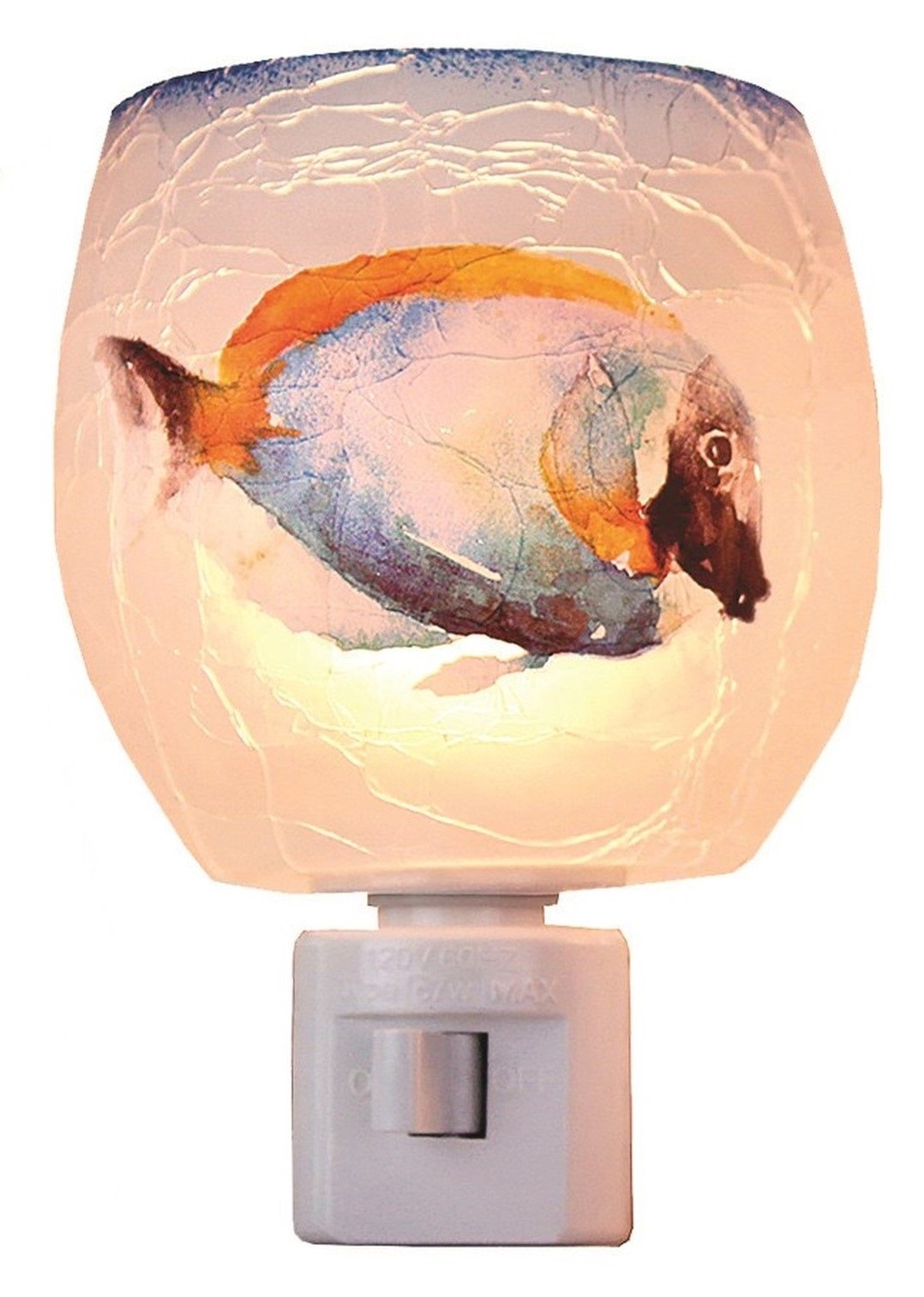 Glass Nightlight - Water Color Fish - Style E