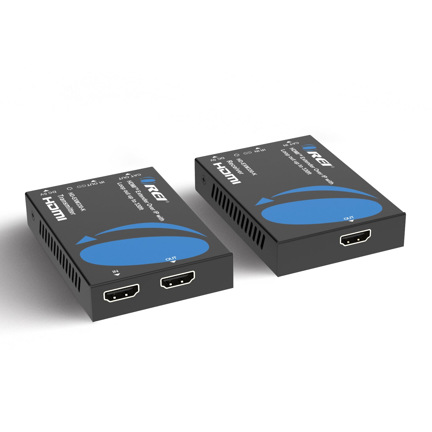 HDMI Over IP Extender Full HD 1080P upto 330 ft CAT5e/6 Cable with IR (HD-EXM330-K)