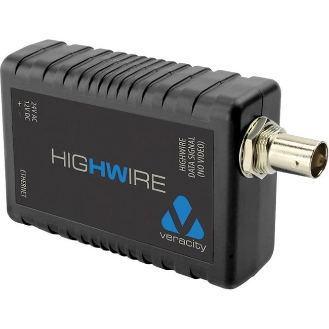 HIGHWIRE Ethernet Over Coax Converter - Veracity VHW-HW IP Camera Network Extender | TechSoft