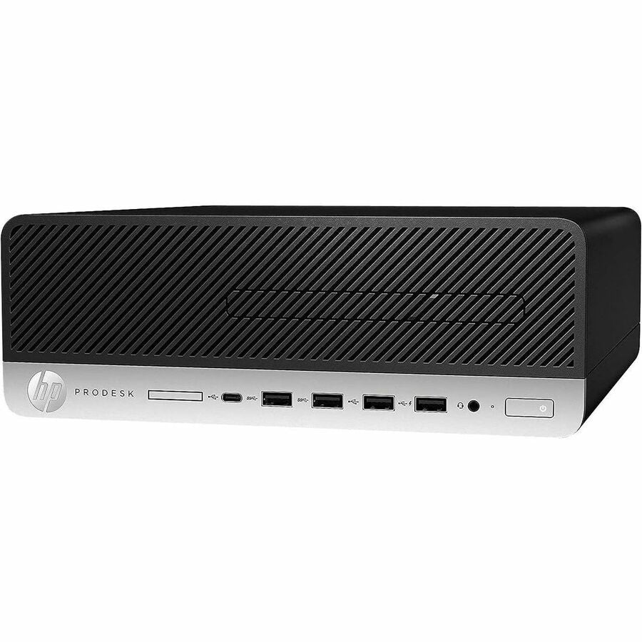 HP Business Desktop ProDesk 600 G4 Desktop Computer - Intel Core i7 8th Gen i7-8700 Hexa-core (6 Core) 3.20 GHz - 16 GB RAM LPDDR4 - 256 GB M.2 PCI Express NVMe SSD - Black - Refurbished
