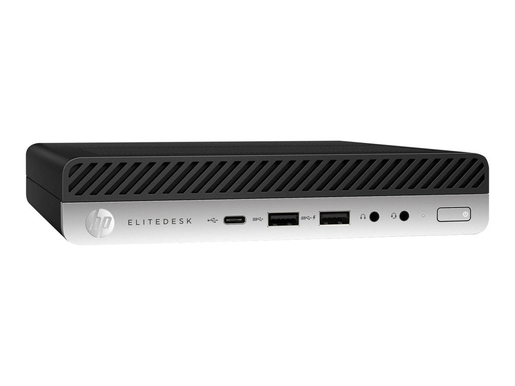 HP EliteDesk 800 G3 - Mini desktop no CPU up to - RAM 0 GB - no HDD - no graphics - Gigabit Ethernet - no OS - monitor: