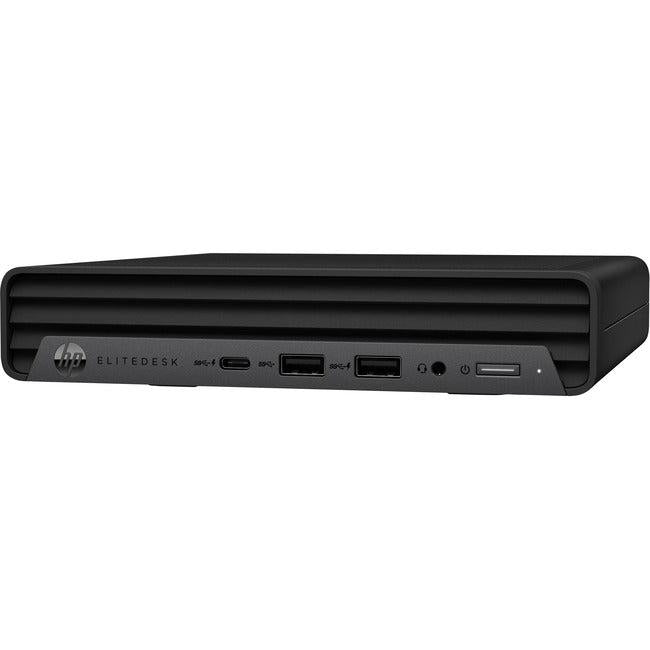 HP EliteDesk 800 G6 Desktop Computer - Intel Core i5 10th Gen i5-10500T - vPro Technology - 8 GB - 256 GB SSD - Desktop Mini - Black 61B59UT#ABA