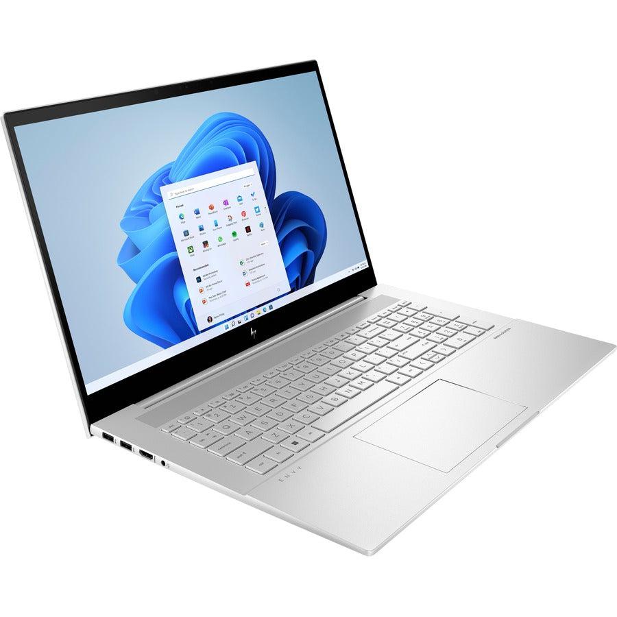 HP Envy 17-c0000 17-cr0013dx 17.3" Touchscreen Notebook - Full HD - 1920 x 1080 - Intel Core i7 12th Gen i7-1260P Dodeca-core (12 Core) - 12 GB Total RAM - 512 GB SSD - Natural Silver Aluminum - Refurbished