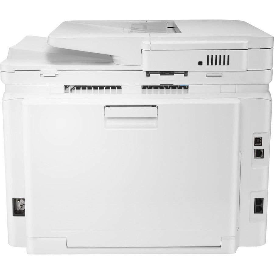 HP LaserJet Pro M283cdw Wireless Laser Multifunction Printer - Color - White Refurbished