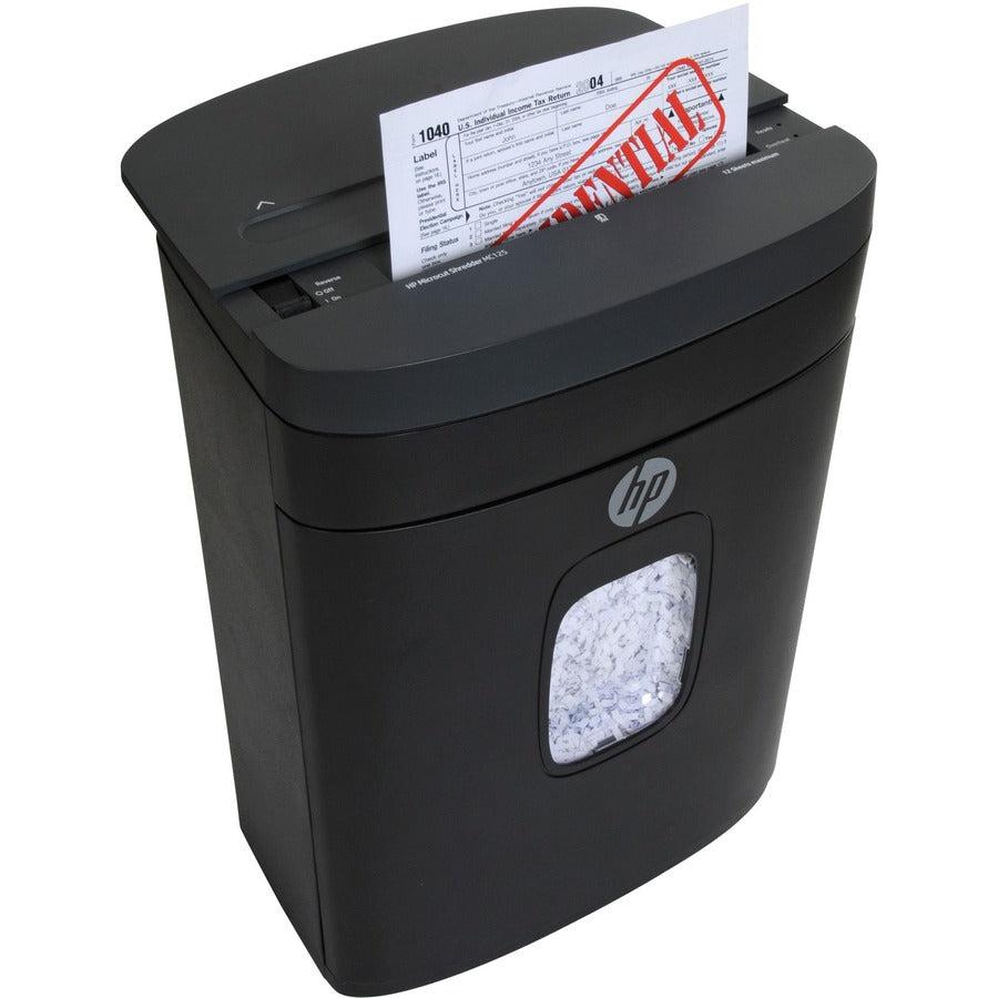 HP MC125 12 Sheet Microcut Shredder
