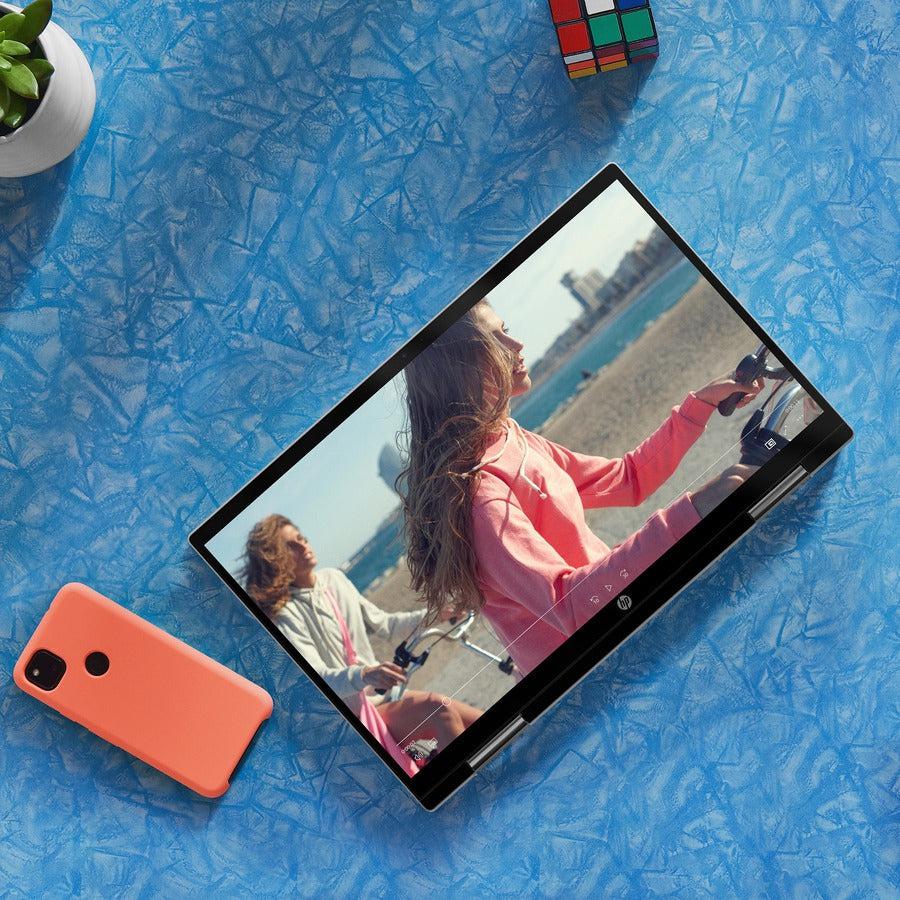 HP Pavilion x360 14-dy2010nr 14" Touchscreen Convertible 2 in 1 Notebook - Full HD - 1920 x 1080 - Intel Core i5 i5-1235U - 8 GB Total RAM - 1 TB SSD - Natural Silver