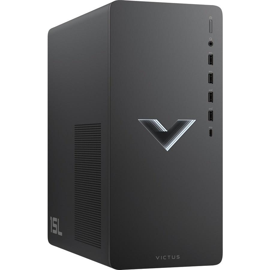 HP Victus TG02-0000a TG02-1040h Gaming Desktop Computer - Intel Core i7 13th Gen i7-13700F Hexadeca-core (16 Core) - 16 GB RAM DDR4 SDRAM - 1 TB M.2 PCI Express NVMe SSD - Tower - Mica Silver Metal