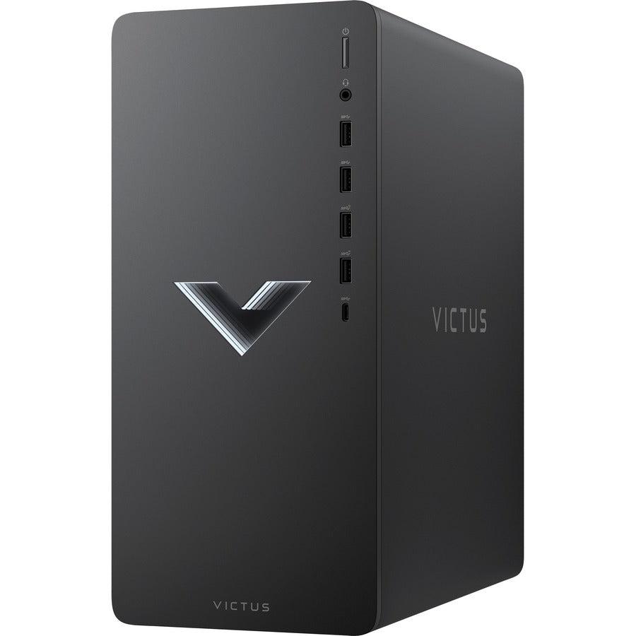 HP Victus TG02-0130 Gaming Desktop Computer - AMD Ryzen 7 5700G Octa-core (8 Core) 3.80 GHz - 16 GB RAM DDR4 SDRAM - 512 GB NVMe M.2 PCI Express SSD - Tower - Mica Silver