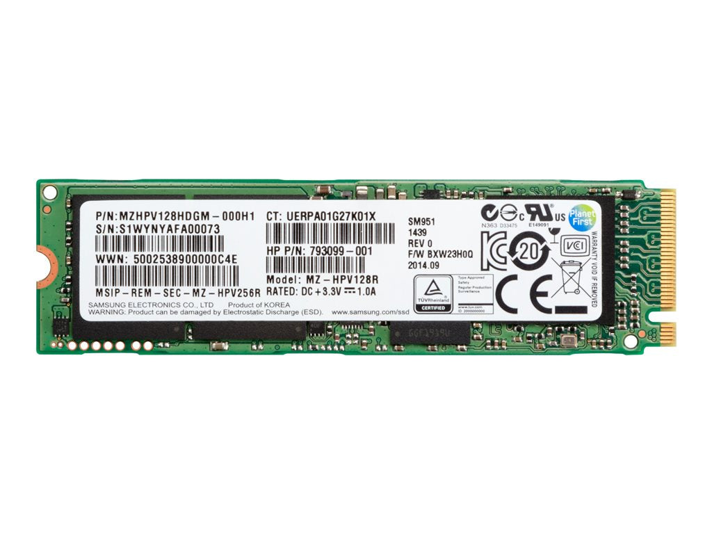 HP Z Turbo Drive - SSD - encrypted - 512 GB - internal - M.2 - Self-Encrypting Drive (SED) - for Workstation Z8 G4