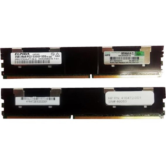 HPE 4GB DDR2 SDRAM Memory Module 416472-001