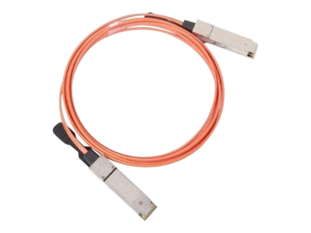 HPE Aruba - 200GBase direct attach splitter - QSFP-DD (M) to QSFP28 (M) - 10 ft - Active Optical Cable (AOC) R9B60A
