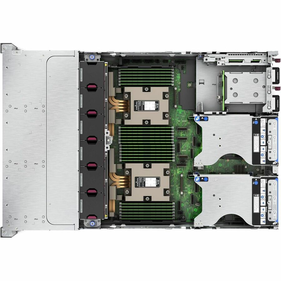 HPE ProLiant DL385 G11 2U Rack Server - 1 x AMD EPYC 9124 3 GHz - 32 GB RAM - 12Gb/s SAS C