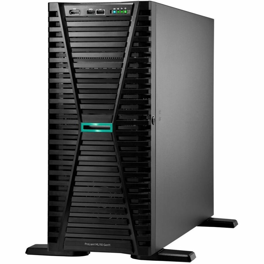 HPE ProLiant ML110 G11 4.5U Tower Server - 1 x Intel Xeon 3408U 1.80 GHz - 32 GB RAM -