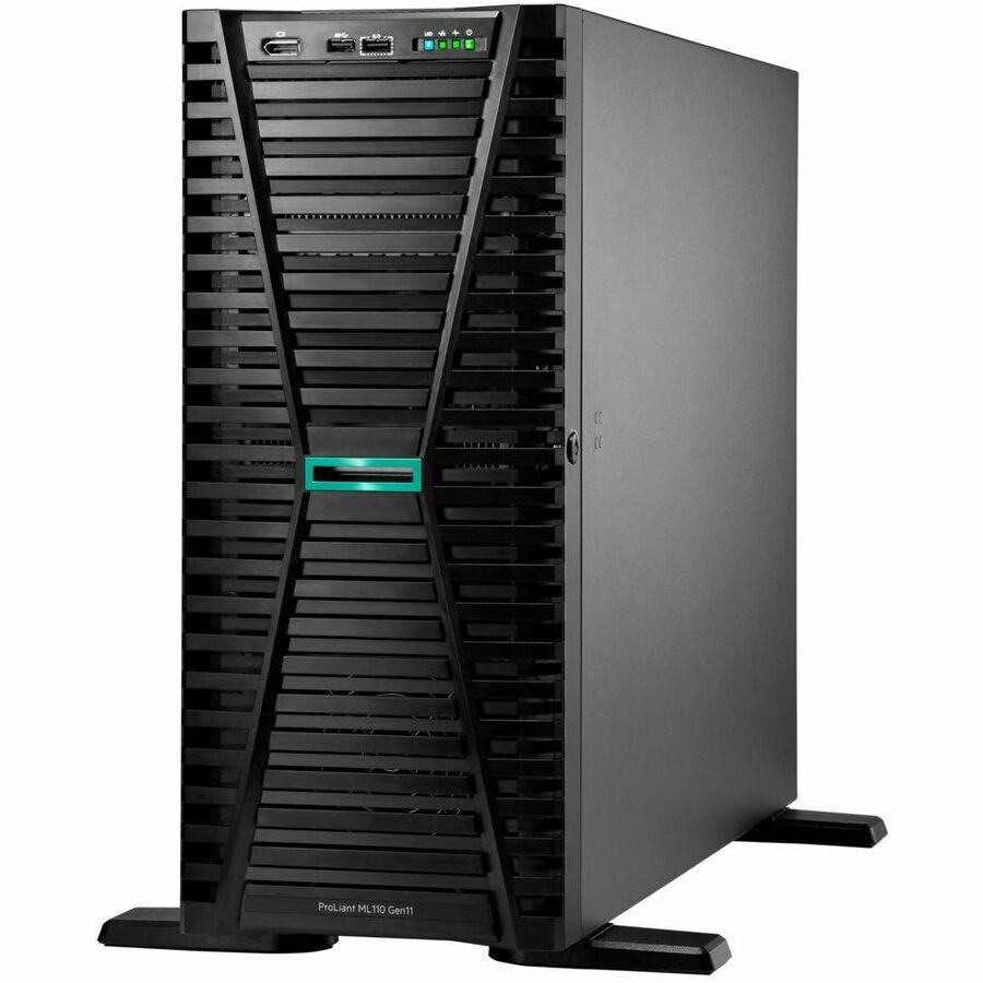 HPE ProLiant ML110 G11 4.5U Tower Server - 1 x Intel Xeon Bronze 3508U 2.1 GHz - 32 GB RAM P71683-005