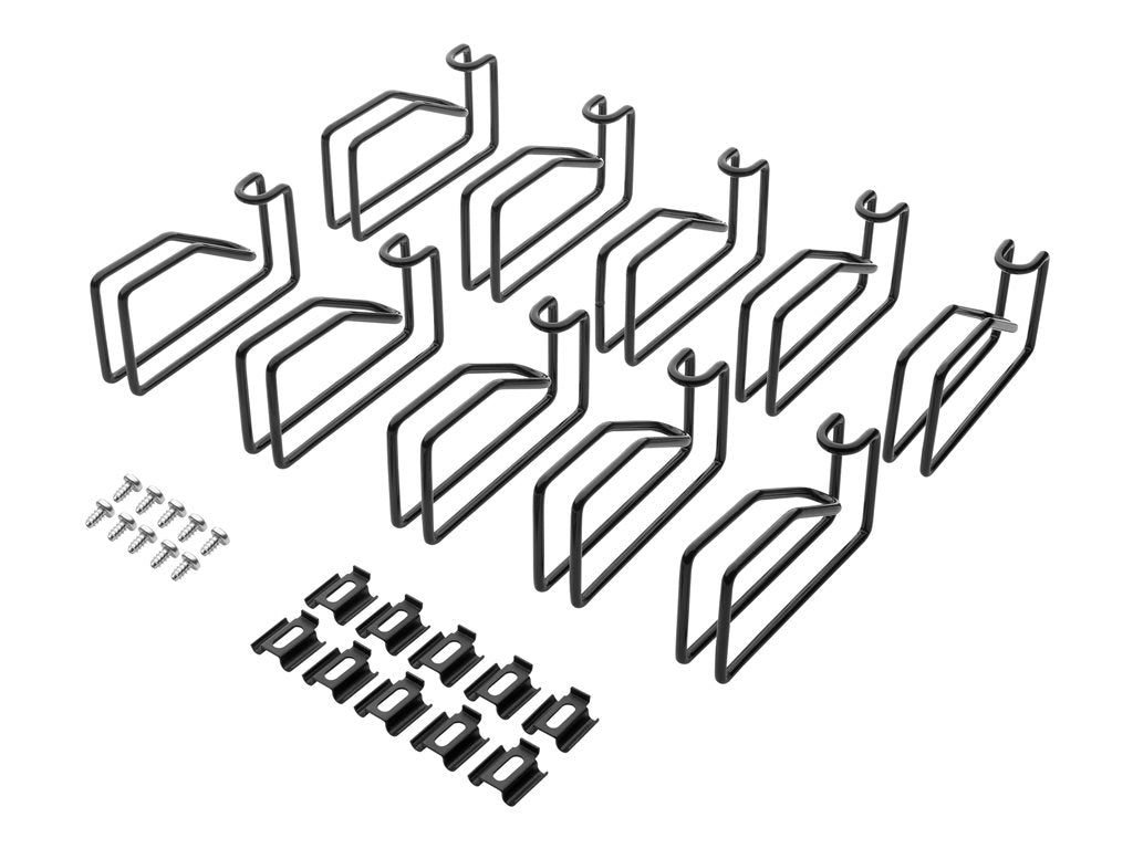 HPE for D-rings - Rack cable management kit - include with complete system - for HPE 22U 600mmx1075mm, 600mm, 800mm, 800mm x1075mm Q9V02A#B01