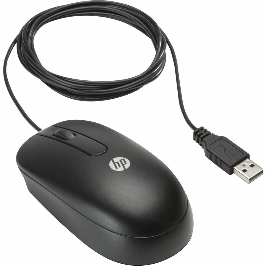 HPI SOURCING - NEW USB Mouse - Optical - Cable - Black - 1 Pack - USB - 800 dpi - Scroll W