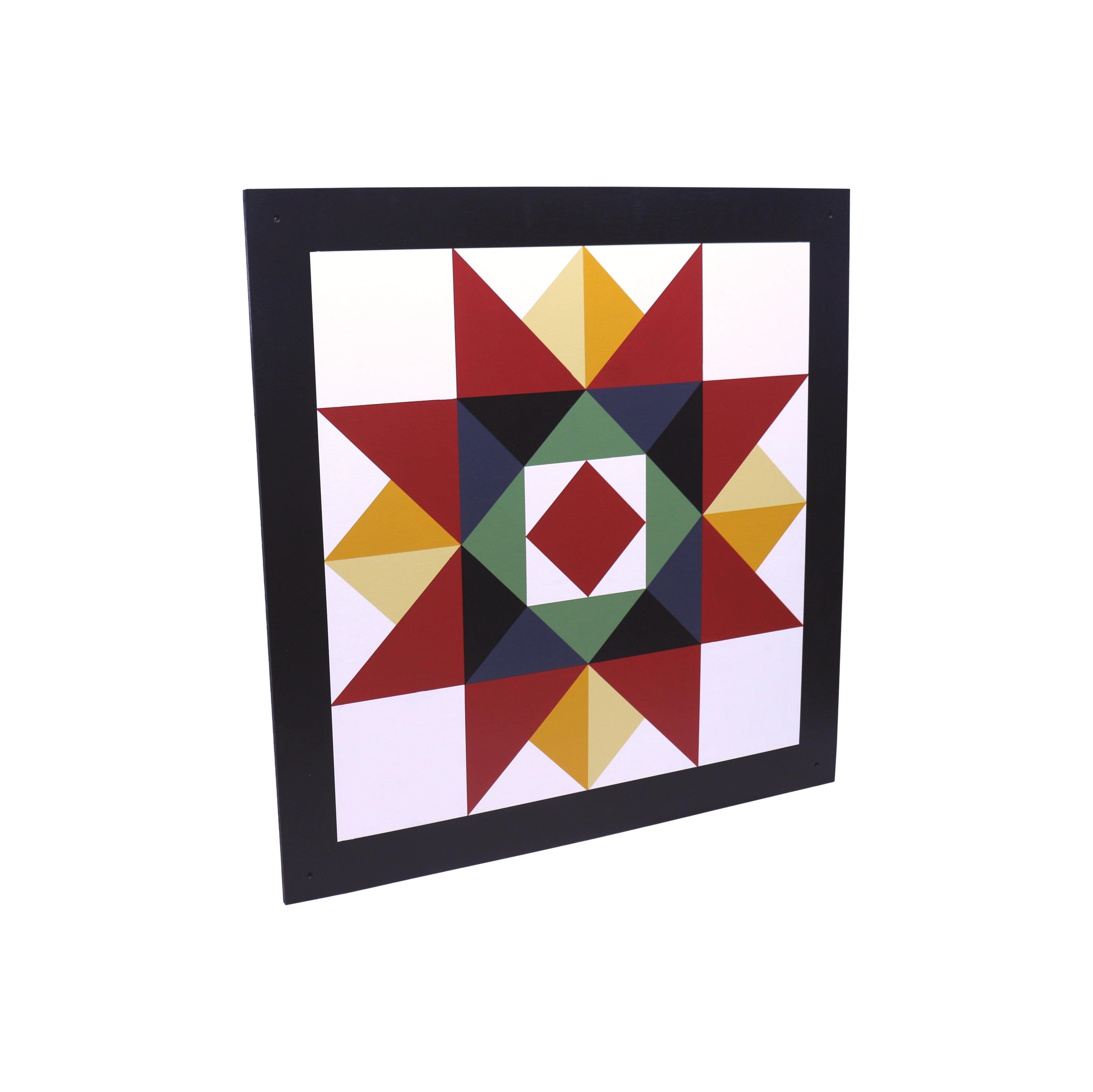 Hand-Painted Barn Quilt - Washington Star Design - Outdoor Wall Decor