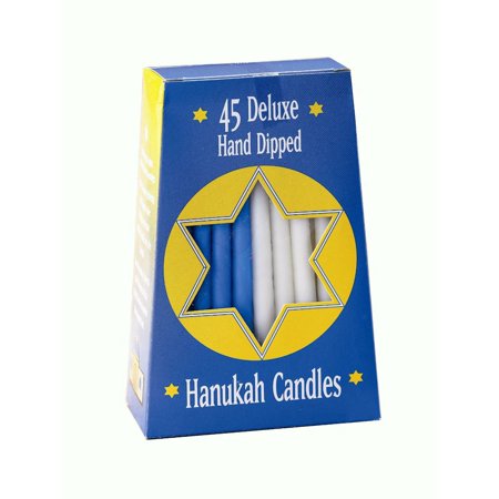 Hanukah Blue and White Candles