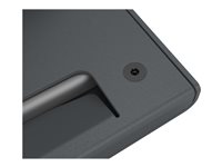 Heckler Design Zoom Rooms Console for iPad - Black Gray