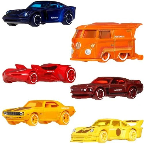 Hot Wheels Silver Series Pantone Sunset Race Car for Collectors & Kids