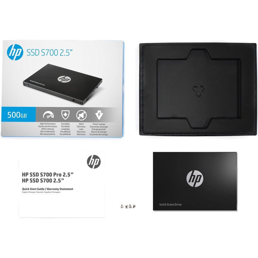 Hp Ssd S700 Series 500Gb 2.5 Inch Sata3 Solid State Drive (3D Tlc)