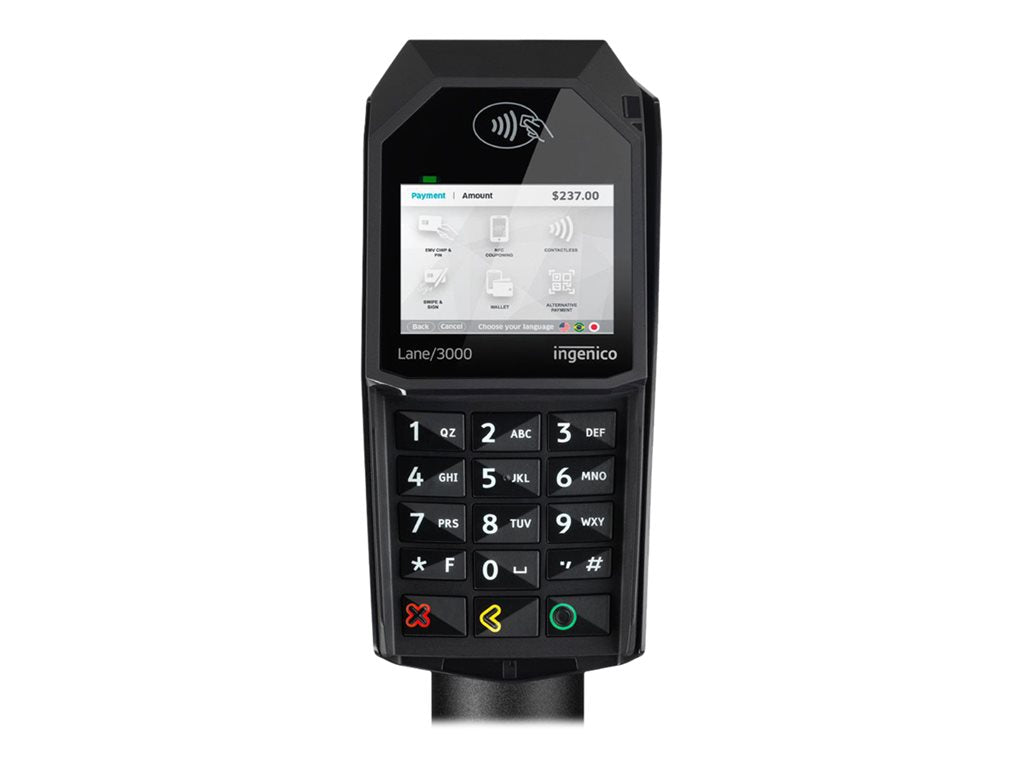 Ingenico Lane 3000 - EMV card reader - USB, RS-232, Ethernet, Ethernet 100