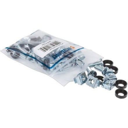 Intellinet Cage Nut Set (20 Pack), M6 Nuts, Bolts and Washers, Suitable for Network 712194