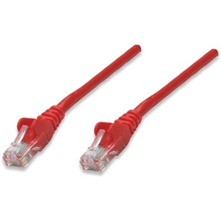 Intellinet Network Solutions Cat6 UTP Network Patch Cable, 1.5 ft (0.5 m), Red