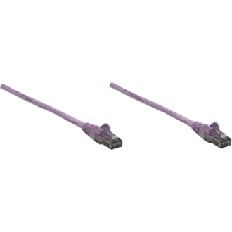 Intellinet Network Solutions Cat6 UTP Network Patch Cable, 25 ft (7.5 m), Purple